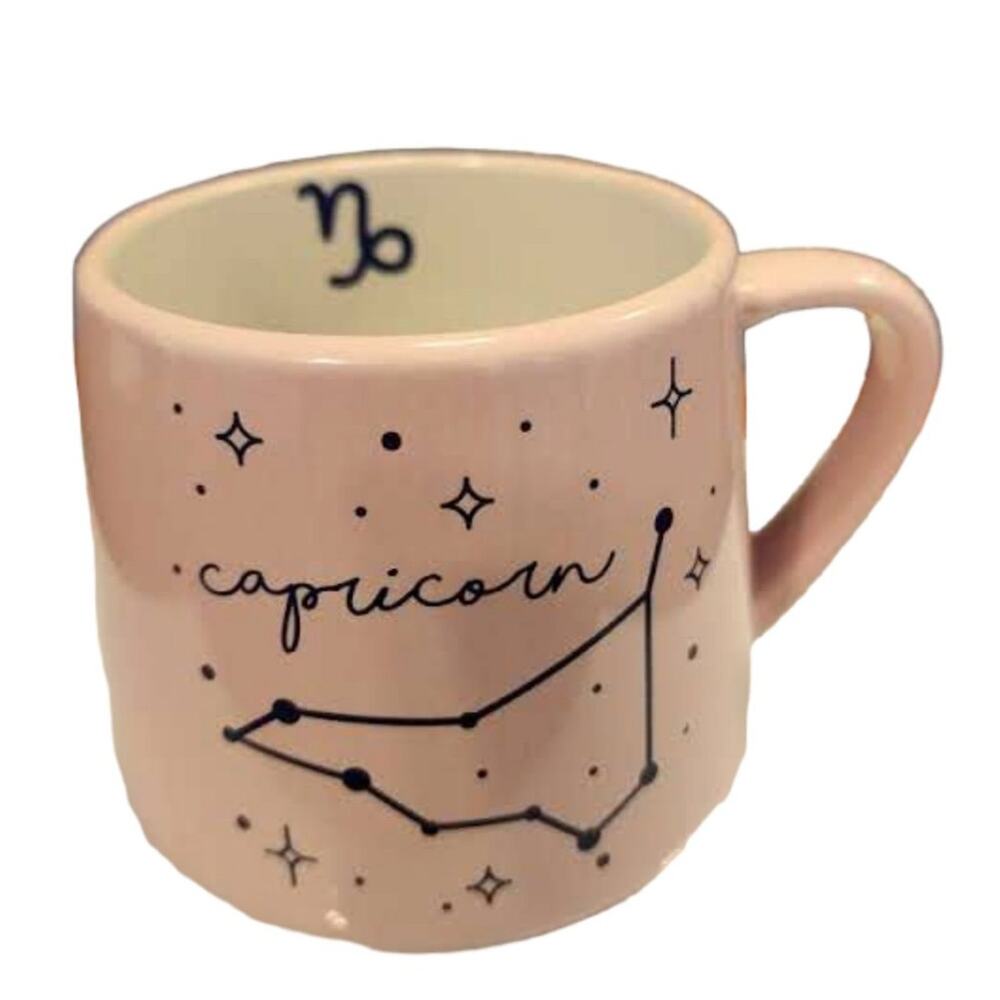 Pink Capricorn coffee mug